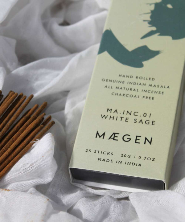 MÆGEN Incense Sticks - White Sage (25 Pack) - Image 4