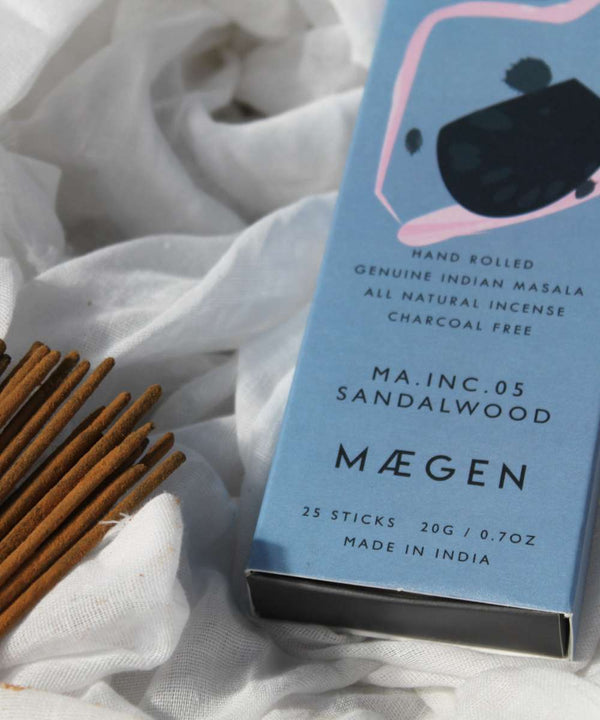 MÆGEN Incense Sticks - Sandalwood (25 Pack) - Image 4