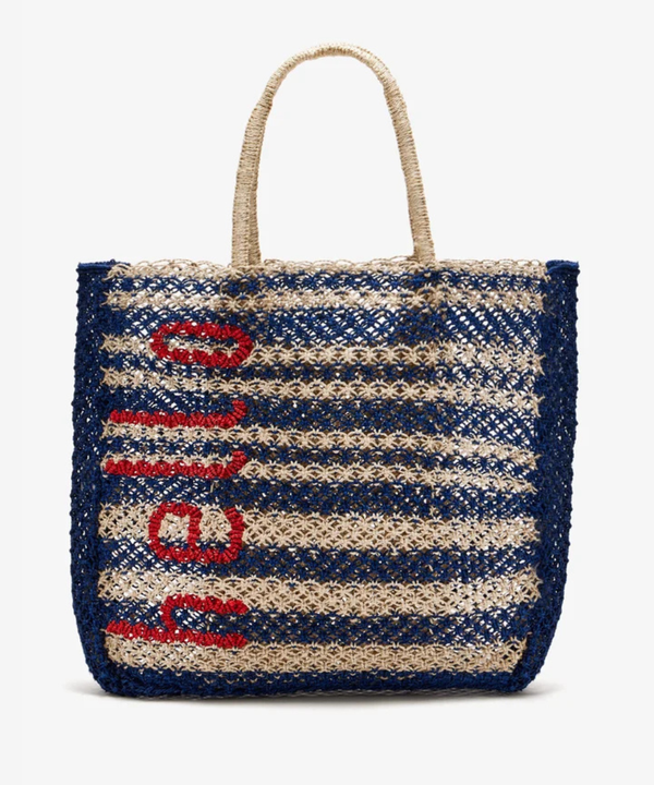 Oti "Hello" Jute Tote Bag