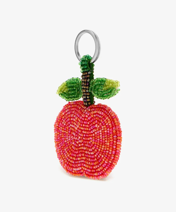 The Jacksons Beaded Mini Keyring - Apple - Image 3