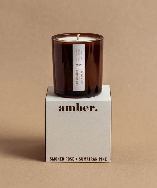 Wxy. Amber Smoked rose & Sumatran pine Candle - Image 2