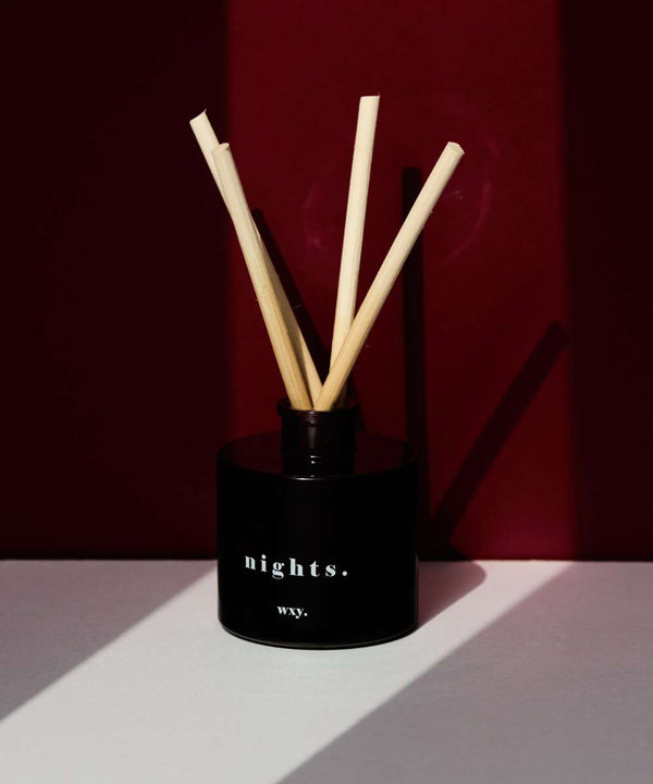 Wxy. Classic Nights Reed Diffuser – Bourbon Sugar and Tabaco Leaf