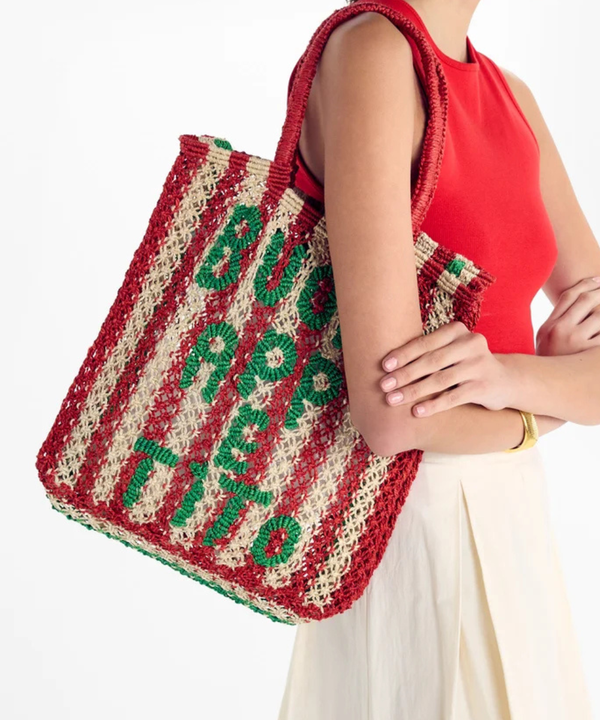 Lottie Buon Appetito Jute Tote Bag