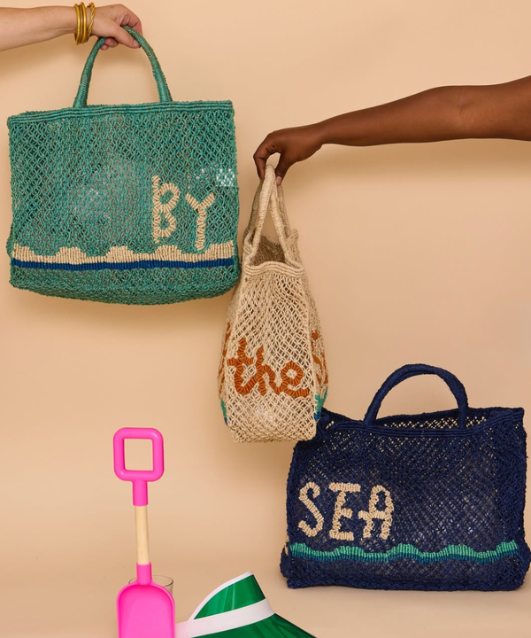 Bevan By The Sea Jute Tote Bag