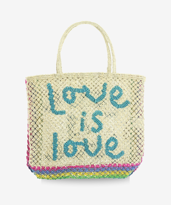 Love Is Love Jute Tote Bag
