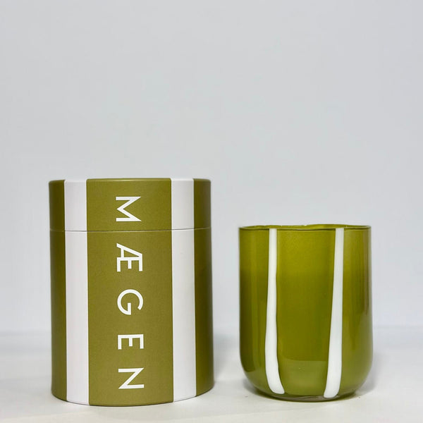 MÆGEN Atina Glass Candle - Fresh Olive & Lemon - Image 5