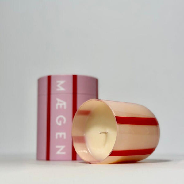 MÆGEN Atina Glass Candle - Orange Blossom & Basil - Image 4