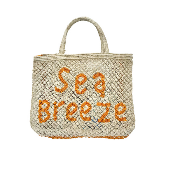 Sea Breeze Jute Tote Bag